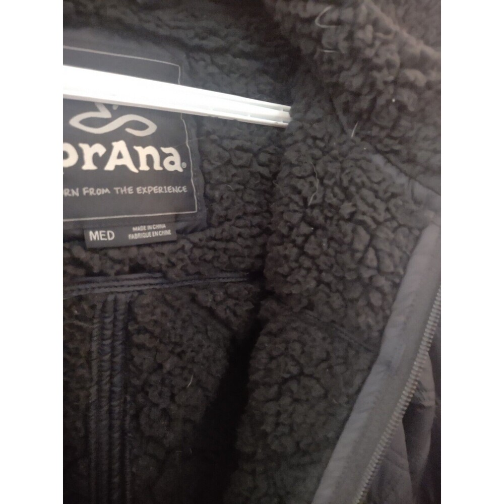 PRANA “ESLA” HOODED FLEECE LINED PUFFER COAT~BLACK~SZ Medium~W23202233 - Picture 7 of 15